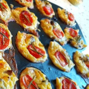 quiches vers uit de oven
