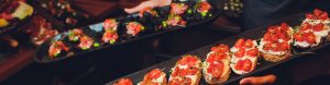Canape Crostini Cherry Tomato