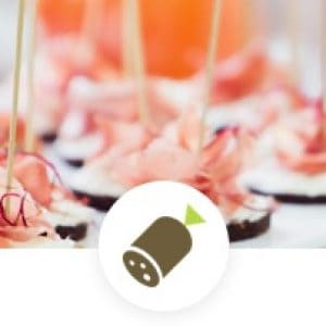 Cold meat canapes menu header