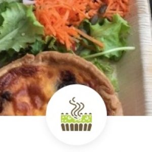 Quiche and salad menu header
