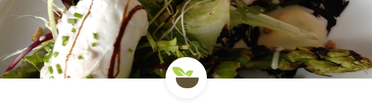Salads catering menu header