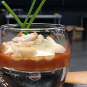 Hartige tiramisu vegetarisch gerecht voor bij walking diner