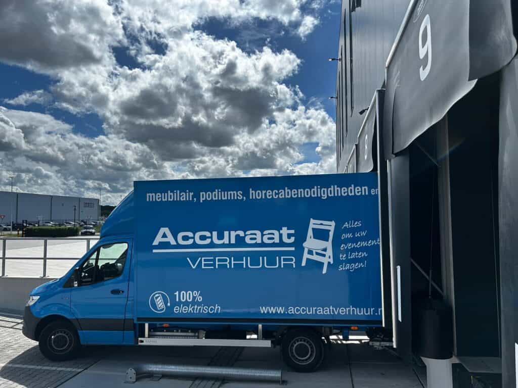 EV bakwagen van Accuraat Verhuur 100% electrischv